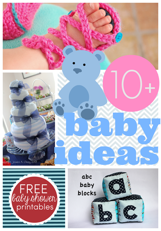 Over 10 baby shower & gift ideas #gingersnapcrafts #linkparty #features_thumb[2]