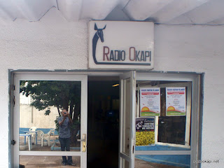 Entrée Radio Okapi.