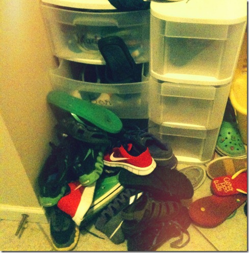 shoe drawer