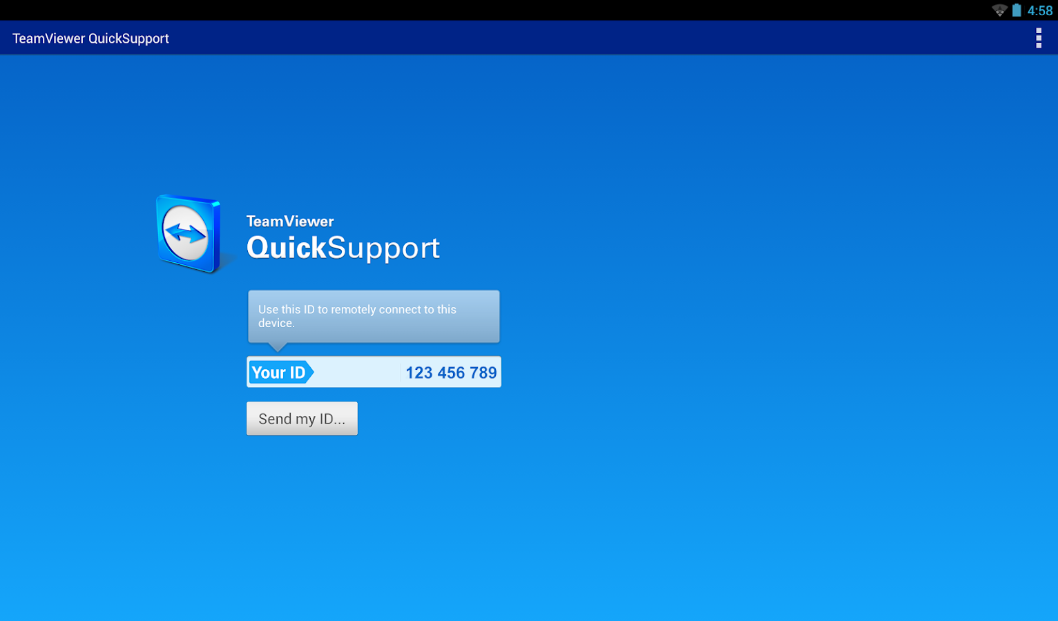 TeamViewer QuickSupport - screenshot