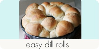 easy dill rolls