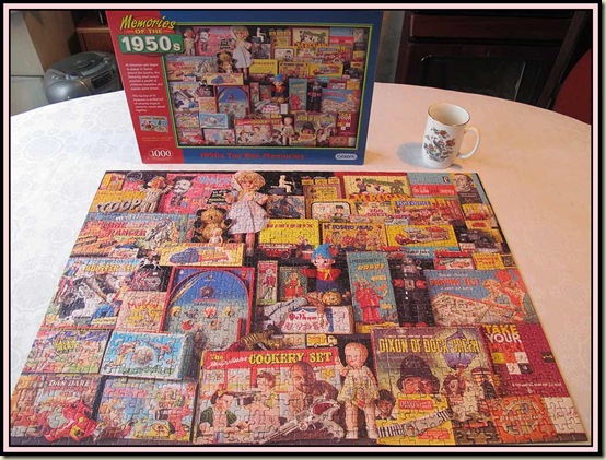 Completed 1950's jigsaw