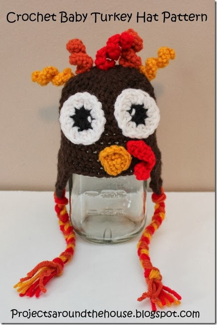 Crochet baby turkey hat pattern Crochet baby turkey hat pattern