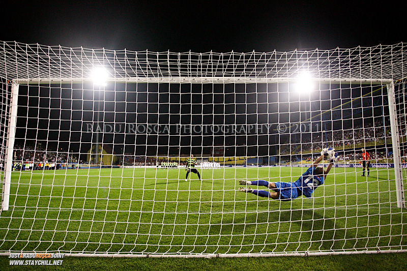 Meciul de fotbal dintre Gaz Metan Medias si FSV Mainz 05 din cadrul turului 3 preliminar al playoff-ului Europa League, disputat joi, 5 august 2011 la Medias