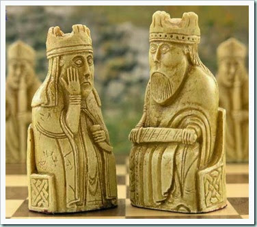 Lewis chess king and queen