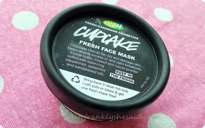 Lush Fresh Face Mask Cupcake