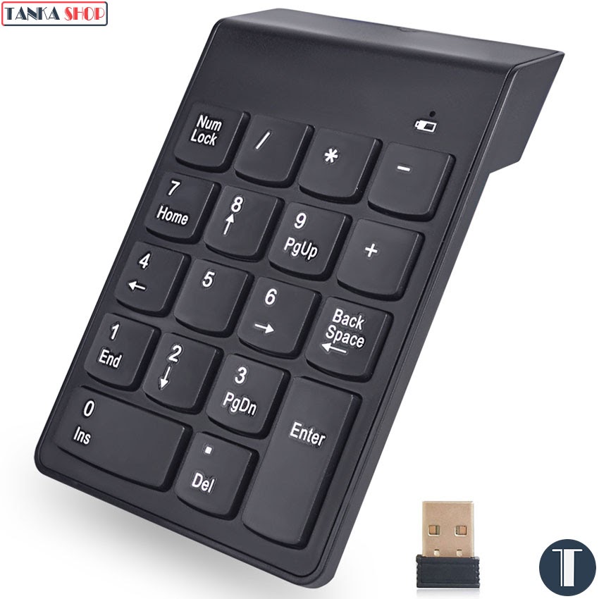 Bàn phím số không dây cho laptop Mini Number Keyboard Bàn phím số rời cho laptop