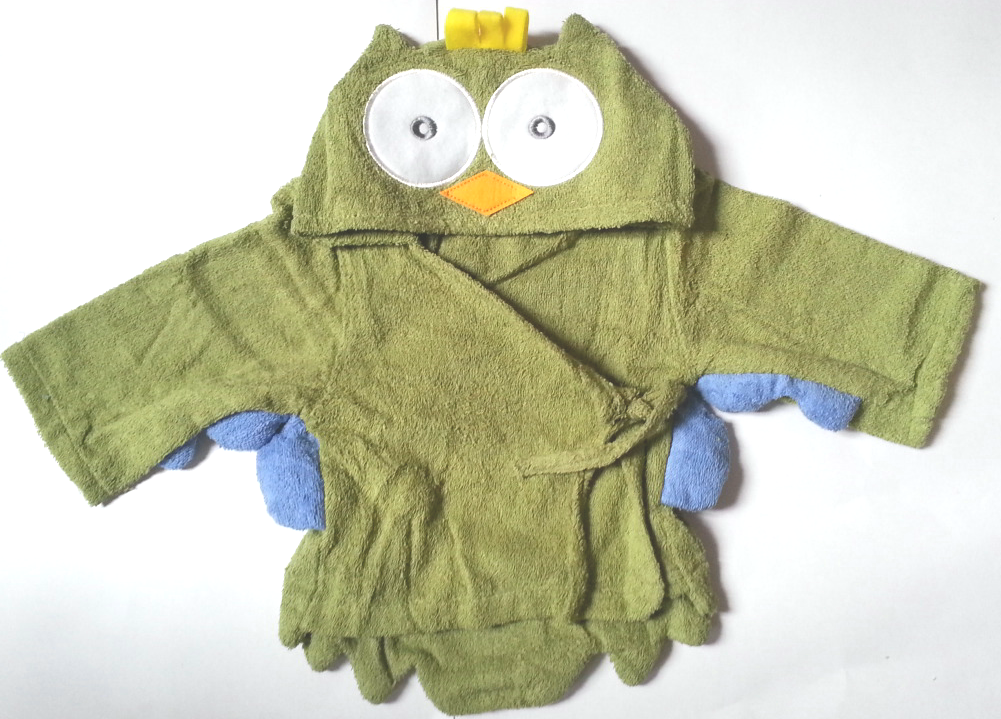 Kids' Stuff, Childhood Joys Cute Comfy Green Baby Owl Bathrobe RM35. *READY STOCKS*