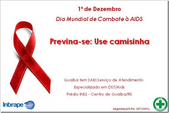 campanha dia mundial de combate a aids