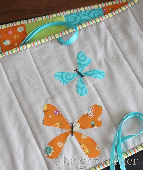 butterfly applique crib bumpers