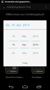 Arbeitstagebuch-Free Screenshots 4