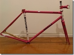 Nakagawaのクロモリロードバイクフレームやっと完成