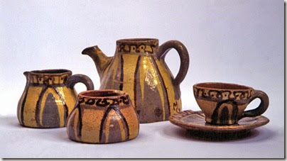 Anne Dangar Moroccan tea set