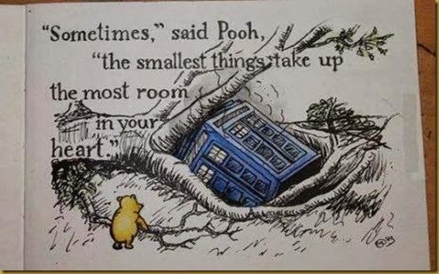 TARDIS and winnie the pooh
