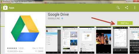 ติดตั้ง Google drive ใน Android