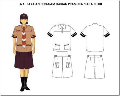 Seragam Harian Pramuka Siaga Putri Seragam Harian Pramuka Siaga Putri