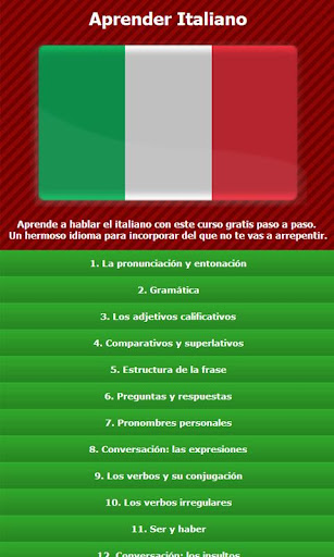 【免費教育App】Curso de Italiano Gratis-APP點子