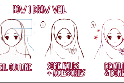 40+ Trend Terbaru Cara Menggambar Hijab Dengan Mudah