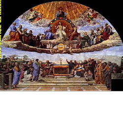 51 - Rafael - Disputa del santisimo sacramento (Signatura)