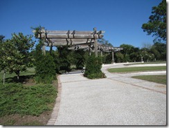 Pathways around Veterans' Memorial