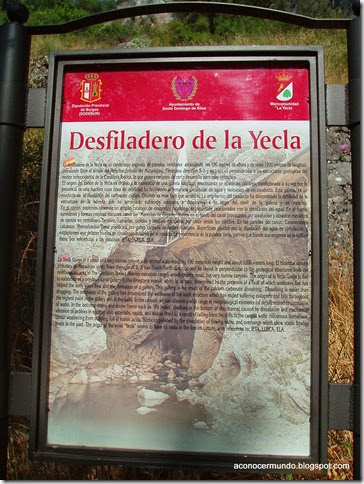 48-Desfiladero de la Yecla. Cartel - P7220406