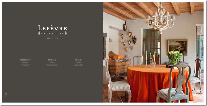 Lefèvre Interiors website home page
