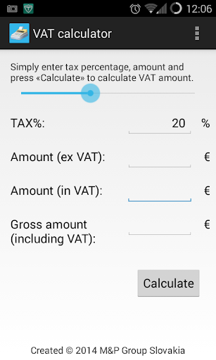 VAT calculator