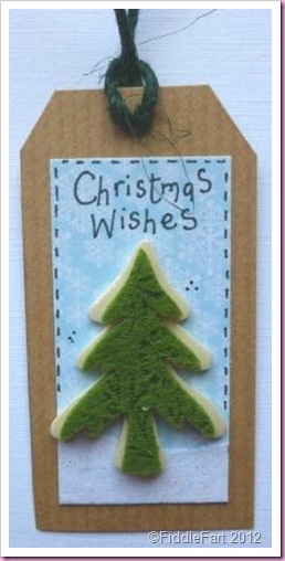 Kraft Card Christmas Tree Tag