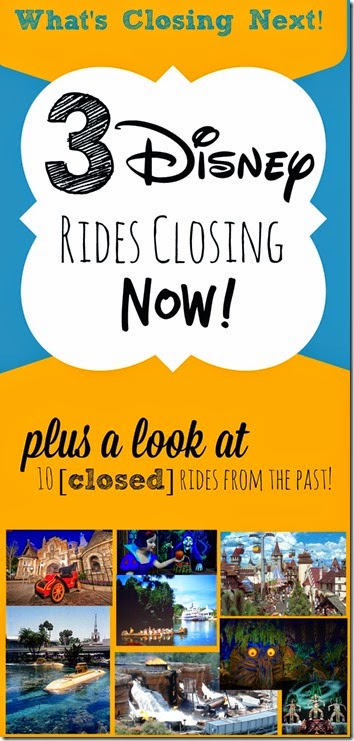 Disney World Rides That Have Closed - interesting looks at what was at Disney World and rides from the past.... have you been on these? #disney #disneyworld #disneyhistory