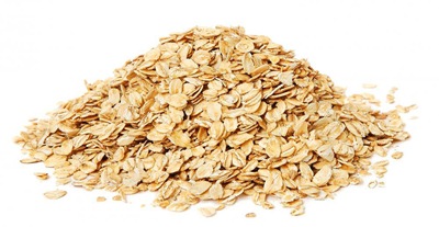 Fiocchi di avena mucchio Fiocchi di avena mucchio