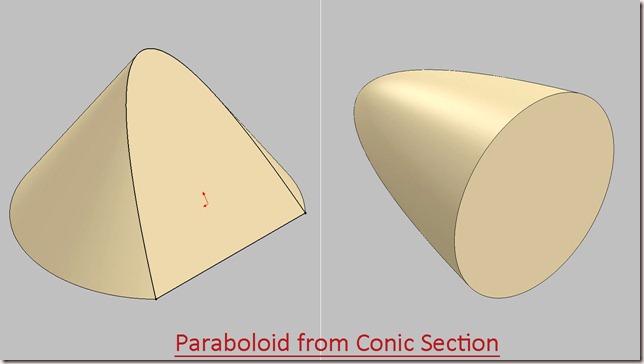Paraboloid from Conic Section-1