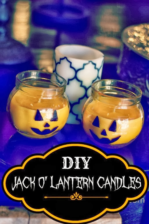 jack o' lantern candles