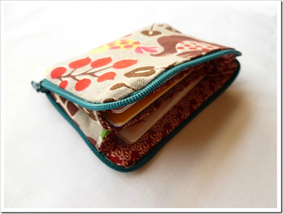Abernathy Crafts: Zippered card pouch