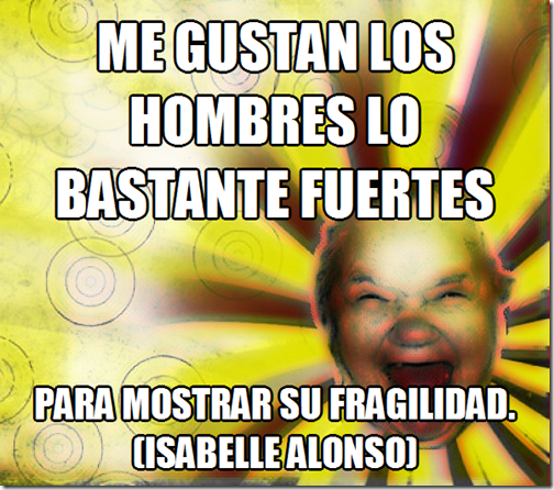 para mostrar su fragilidad. (Isabelle Alonso) para mostrar su fragilidad. (Isabelle Alonso)