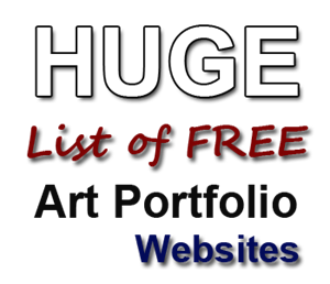 art portfolio websites list