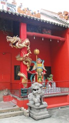 Templo em China Town de Kuala Lumpur
