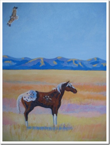 appaloosa horse painting