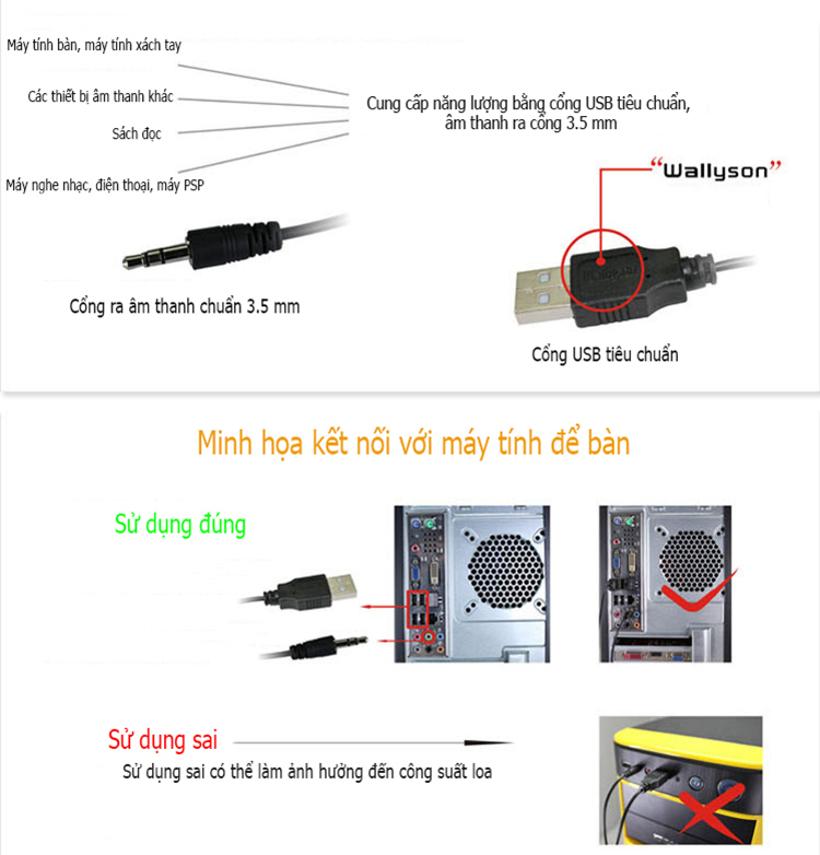 Loa máy tính mini Loa mini Leda