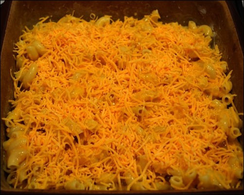top macaroni with more cheese