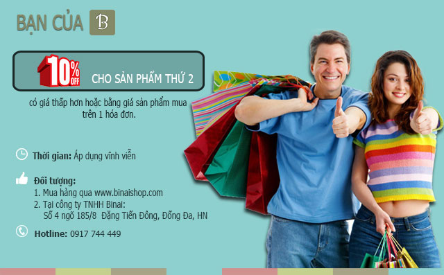 Binai Khuyến mại Chính sách bán hàng công ty Binai