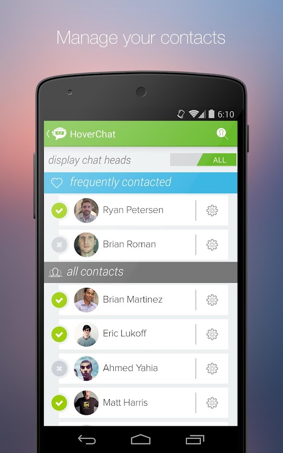 HoverChat (formerly Ninja SMS) - screenshot