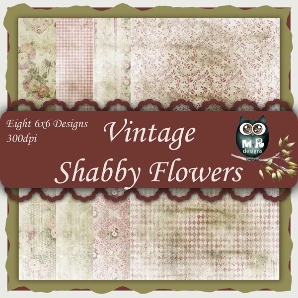 Vintage Shabby Flowers Front Sheet