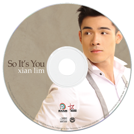 Xian Lim_So Its You CD label