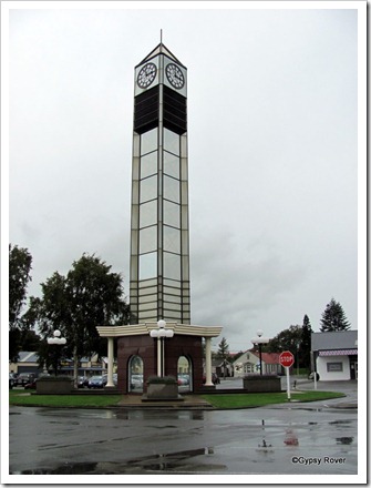 Gore's town clock which is over 100 years old despite it's outward appearance.