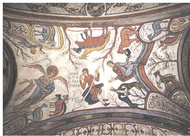 Resultado de imagen para frescos del arte romanico