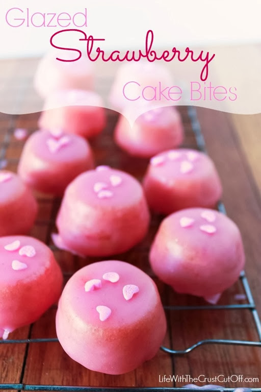 Glazed-Strawberry-Cake-Bites