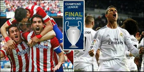 Real Madrid vs Atlético Madrid, Final Champions League