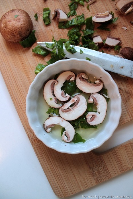 Egg White Mushroom Spinach English Muffin - homework (4)