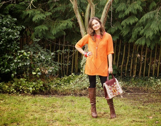 Eles clothing review seventies tunic and knee boots