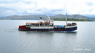Un bateau sur le Lac Kivu